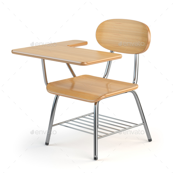 Wooden school desk chair new arrivals